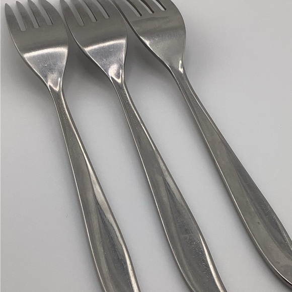 Oneida Silver “Twin Star” Dinner Fork - Lot of 3 - Picture 3 of 4